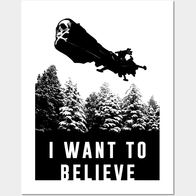 I want to believe Arcadia Wall Art by Meca-artwork